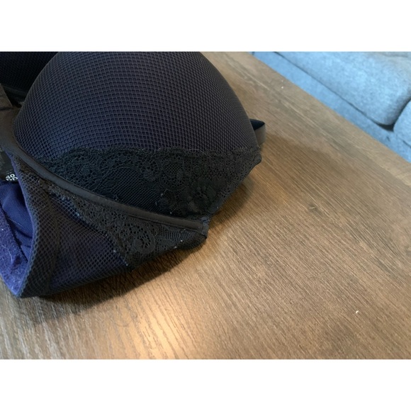 Torrid Black & Blue Strappy Mesh Cage Bra 40DD (E) - Picture 7 of 16